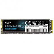 Ssd 256gb  silicon power m.2 pci-e a a60 gen 3x4 nvme (sp256gbp34a60m28)