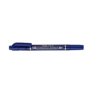 Permanent-Marker Pen, Doppelspitze, blau N75W-CE