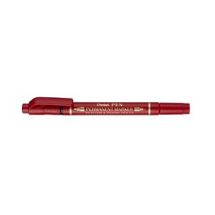 Permanent-Marker Pen, Doppelspitze, rot N75W-BE