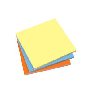 Moderationskarten, farbig sortiert: gelb, blau, orange  MU131