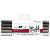 Marker ABT PRO, 5er Set Warm Grey Colors