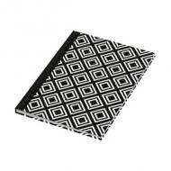 Notizbuch "Black & White Rhombus"