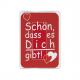Brillen-Putztuch PocketCleaner "Schön, dass es Dich gibt!" 271 952926