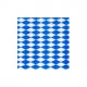 Motivserviette "Bayrisch Blau", 3-lagig, 330 x 330 mm 84489