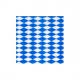 Motivserviette "Bayrisch Blau", 3-lagig, 330 x 330 mm 84489