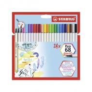 Pinselstift Pen 68 brush, 24er Karton-Etui (Bestell-Nr. 55500373)