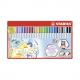 Pinselstift Pen 68 brush, 25er Metall-Etui (Bestell-Nr. 55500374) 568/25-321