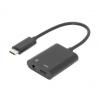 USB 3.0 Verteilerkabel, USB-C - USB-C + 3,5mm Klinke