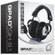 Qpad gaming headset stereo high end qh-91 schwarz 3,5 klinke (9j.h3593.h91)
