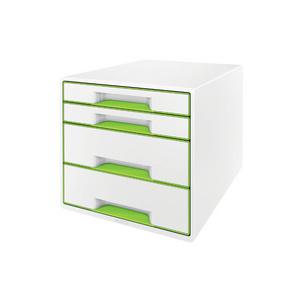 Schubladenbox WOW CUBE, perlweiß / grün 5213-20-54