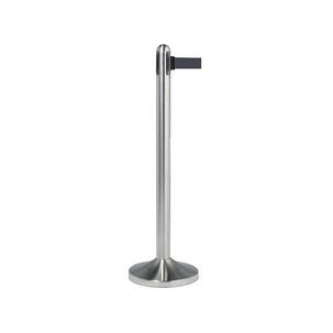 Absperrsystem RETRACTABLES - Set, chrom / schwarz RS-RT-RVS-GY-SE