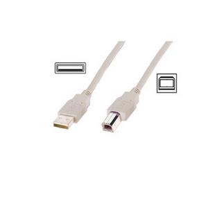 USB 2.0 Anschlusskabel, USB-A Stecker - USB-B Stecker AK-300105-030-S