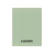 CONQUERANT CLASSIQUE Cahier 170 x 220 mm, séys, incolore reliure piqre, 96 pages, couverture polypro, papier 90 g (nouveau: 100902104  /  ancien: 400006766)
