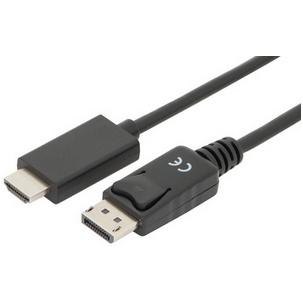 DisplayPort 1.2 Adapterkabel, DP - HDMI-A AK-340303-030-S