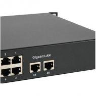 Levelone switch 24x fe fgp-2601 2xge        19" 500w 24xpoe (fgp-2601w500)