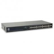 Levelone switch 26x ge gep-2651      2xgsfp 19" 185w 24xpoe+ (gep-2651)