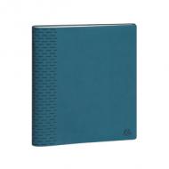 EXACOMPTA Agenda semainier SAS 20 Visuel 7, 2025 / 2026, noir 150 x 210 mm, 1 semaine / 2 pages, de septembre  aot, couverture Winner au toucher doux, papier azur, tranche naturelle (204461E)