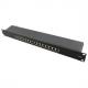 19" Patch Panel Kat.6A, 24 Ports, schwarz NP0075