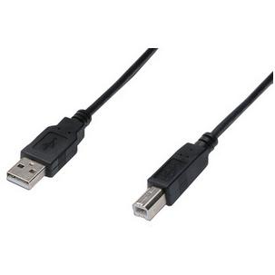 USB 2.0 Anschlusskabel, USB-A Stecker - USB-B Stecker AK-300105-050-S