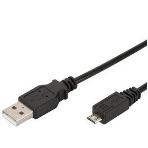 USB 2.0 Anschlusskabel, USB-A Stecker - Micro USB-B Stecker AK-300110-010-S