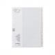 Zahlen-Register, 1-12, farbiger Verlauf 6160-02