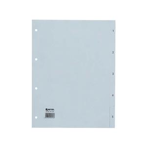 Zahlen Kunststoff-Register, 1- 5 25271481