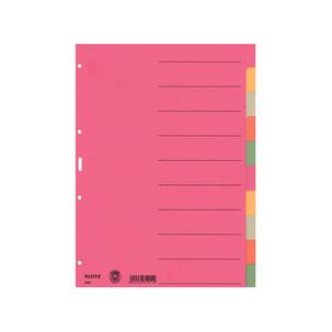 Blanko Karton-Register extrastark, 10-teilig, farbiger Verlauf 4359-00-00