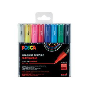 Pigmentmarker POSCA PC-1MC, 8er Etui PC1MC/8APFASS18