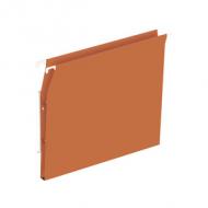 ELBA Dossiers suspendus DEFI FLEX, pour armoire, fond 15 mm orange, carton kraft 230 g / m2, entraxe: 330 mm, barrette métal flex 8 mm, mise en continu par volet dagrafage, porte-étiquette gaine loupe, renfort du fond carte collée contenu: 25 pices (400126816)