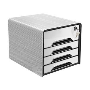 Schubladenbox Smoove Secure, weiß / schwarz 1073110121