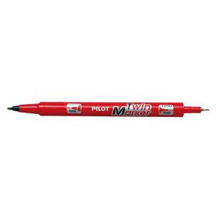 Permanent-Marker "Twin-Marker", rot 342097
