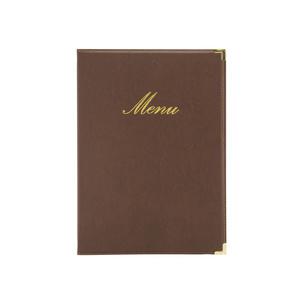 Speisekarten-Mappe CLASSIC, braun MC-CRA4-BR