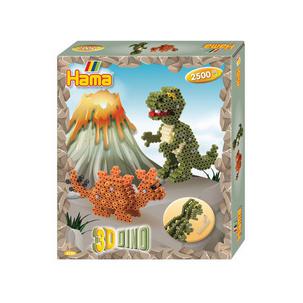 Bügelperlen midi 3D "Dinos", Geschenkpackung 3250