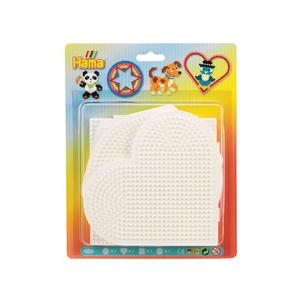 Stiftplatten midi "Kreis, Herz, Viereck, Sechseck", im Blister 4580