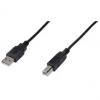 USB 2.0 Anschlusskabel, USB-A Stecker - USB-B Stecker