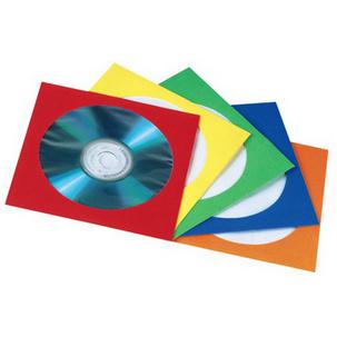 Symbolbild: CD-/DVD-Papiertasche, farbig, Anwendungsbeispiel 78368