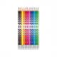 Dreikant-Buntstift COLORPEPS, radierbar - 24er Farben 832824