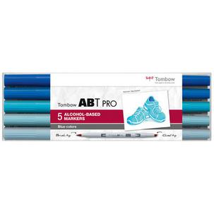 Marker ABT PRO, 5er Set Blue Colors ABTP-5P-5