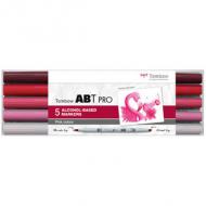 Marker ABT PRO, 5er Set Pink Colors