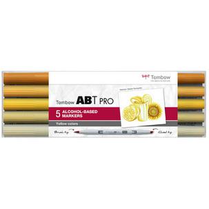 Marker ABT PRO, 5er Set Yellow Colors ABTP-5P-8