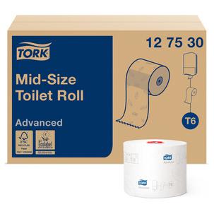 Midirollen-Toilettenpapier, Advanced-Qualität 127530