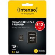 Sd microsd card 512gb intenso sdxc uhs-i class10 (3423493)