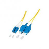 Efb duplex jumper lc-sc 9 / 125, os2, lszh, gelb, 1.2mm, 0.5m (o0360.0,5-1.2)