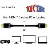 Kabel hdmi->hdmi s / s 3,0m    club-3d hdmi 48gbps uhs 10k 120hz 2.1 (cac-1373)