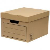 Bankersbox aufbewahrungsbox 25.3x32.6x39.6cm braun      10pk (15406)