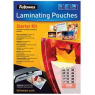 Fellowes laminierfolie ehan starter pack 80mikron matt 50p (5328102)