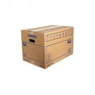 Bankersbox umzugsbox m  67l   verstärkt braun / blau      10ve (6207301)