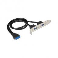 Delock slotblech 2x usb3.0 (84836)