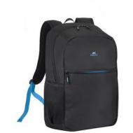 Riva nb rucksack regent        17.3"      schwarz / blau 8069 (8069 black)