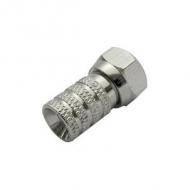 Schwaiger f-stecker 4,0mm  silber (fst8314201)